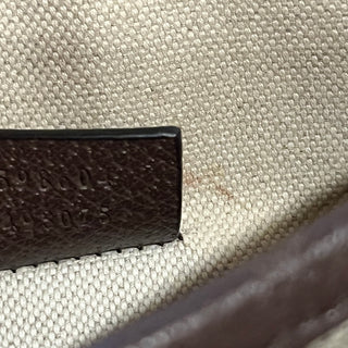 GUCCI Neo Vintage Medium GG Supreme Monogram Web Flap Crossbody