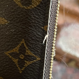 LOUIS VUITTON Monogram Brown Coated Canvas Zippy Coin Purse