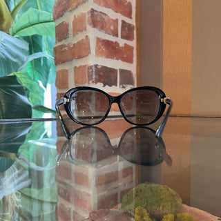 VERSACE MOD.4324-B Black Acetate Round Sunglasses