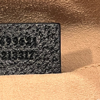 GUCCI Ophidia Dome Small Black Calfskin GG Web Shoulder Bag