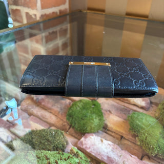 GUCCI GG Supreme Leather Continental Wallet