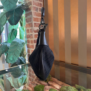 GUCCI Brown GG Monogram Canvas Hobo Bag