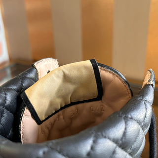 GUCCI Apollo Calfskin GG Supreme Nappa Samoa Quilted Lace Up Ankle Boots 39(9US)