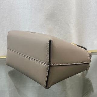 FENDI Dark Beige Mini By The Way Top Handle Bag