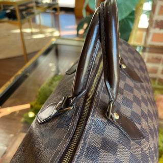 LOUIS VUITTON Speedy 35 Damier Ebene Canvas Satchel