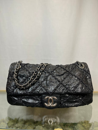 CHANEL Ultra Stitch Black Flap Bag ADI1099