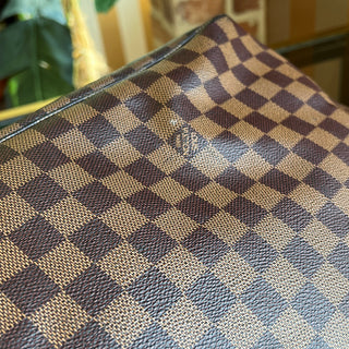 LOUIS VUITTON Neverfull GM Brown Damier Ebene Canvas Tote Bag *Read Description*