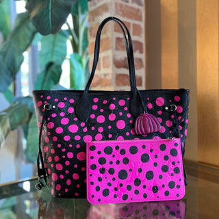 LOUIS VUITTON Neverfull MM YK x LV Empreinte Infinity Dots Tote