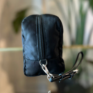 PRADA Black Travel Pouch Re-Nylon