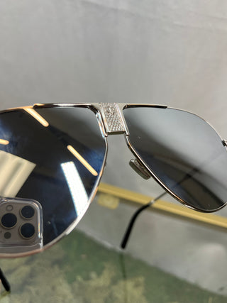 DIOR DiorIce AU Mirrored Silver Metal Sunglasses TS3653