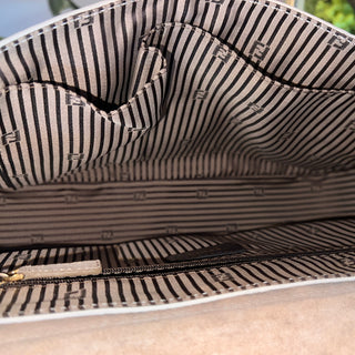 FENDI Leopard Print On Python Flap Shoulder Bag