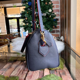 LOUIS VUITTON Speedy Bandouliere 25 Monogram Empreinte Leather Satchel Bag