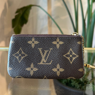 LOUIS VUITTON LV Monogram Key Cles Pouch