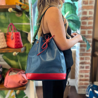 LOUIS VUITTON Tri-Color Epi Leather Large Noe Bag