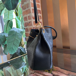 LOUIS VUITTON Spontini Black Empreinte Leather Hobo