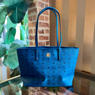 MCM Blue Tote