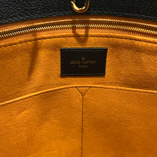 LOUIS VUITTON OntheGo GM Black Empreinte Leather Tote Bag