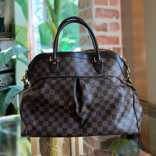 LOUIS VUITTON Trevi GM Brown Damier Ebene Canvas Tote