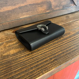 GUCCI Dionysus Black Calfskin Leather Crossbody