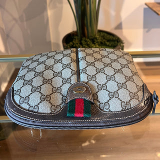 GUCCI Vintage GG Supreme Web Crossbody
