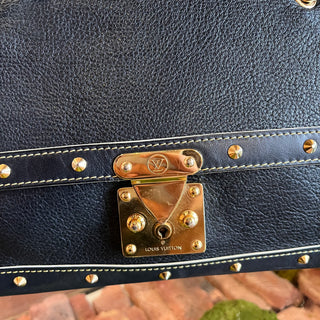 LOUIS VUITTON Le Talentueux Black Suhali Leather Shoulder Bag