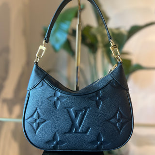 LOUIS VUITTON Bagatelle NM Black Empreinte Leather Shoulder Bag