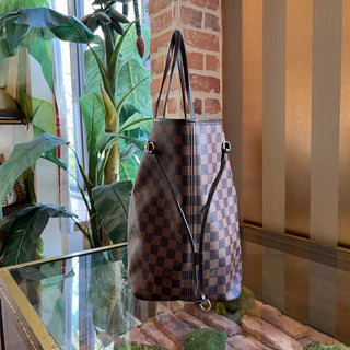 LOUIS VUITTON Neverfull GM Damier Ebene Canvas Tote Bag