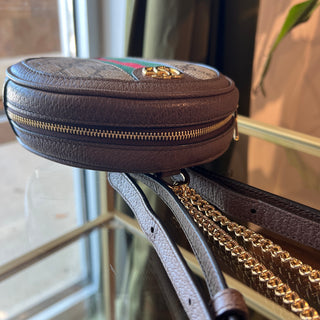 GUCCI GG Surpreme Ophidia Round Backpack