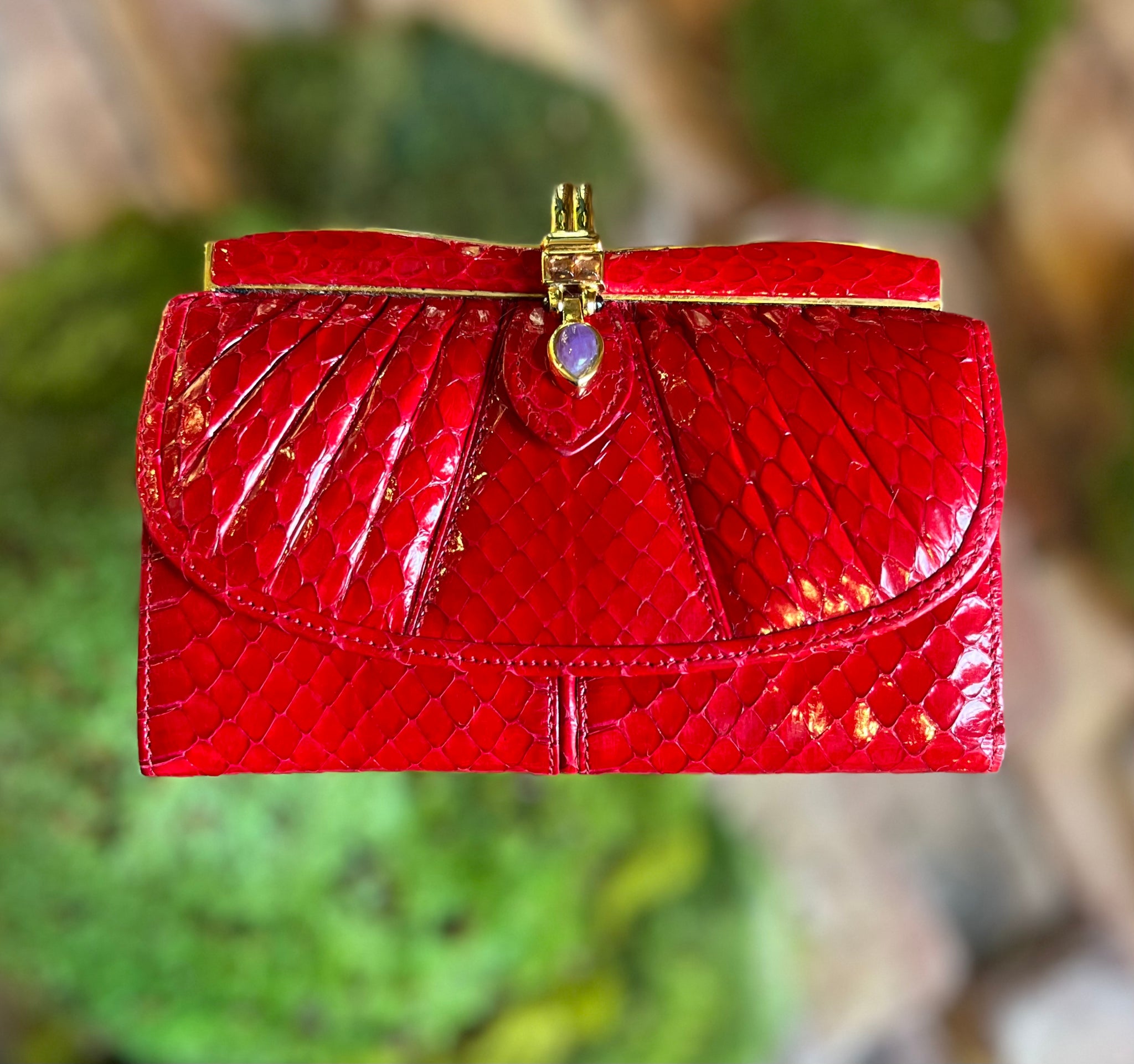 Judith Leiber Vintage Snakeskin Wallet