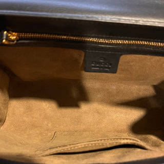 GUCCI Padlock Large Brown GG Supreme Canvas Shoulder Bag