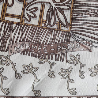 HERMES Cavaliers Du Caucase Silk Scarf