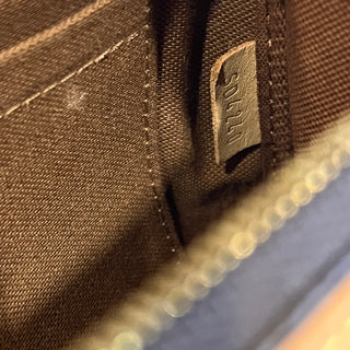 LOUIS VUITTON Multi Pochette Accessories Khaki Brown Monogram Coated Canvas Crossbody Bag