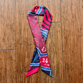 HERMES Silk Jeu de Soie Print Twilly