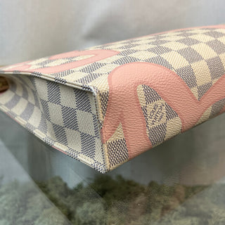 LOUIS VUITTON Damier Azur Tahitienne Canvas Toiletry Pouch 26