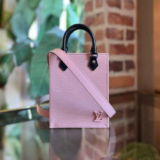 LOUIS VUITTON Sac Plat Petite Pink Epi Leather Tote Bag