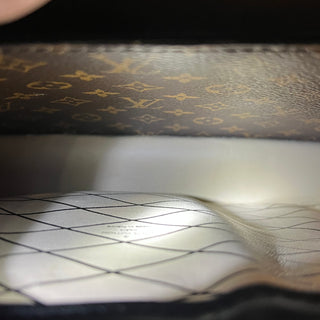 LOUIS VUITTON Trunk Clutch Reverse Monogram Canvas Clutch
