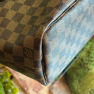 LOUIS VUITTON Neverfull PM Brown Damier Ebene Canvas Tote Bag