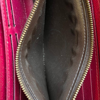 LOUIS VUITTON Clemence LV Monogram Brown Coated Canvas  Wallet