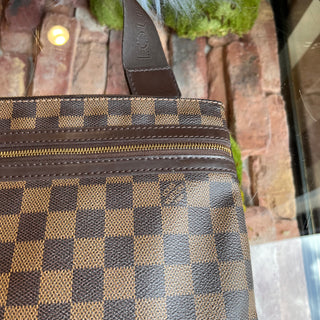 LOUIS VUITTON Bosphore Damier Ebene Canvas Crossbody Bag