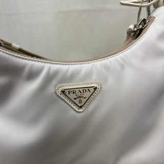 PRADA Re-Edition 2005 White Re-Nylon Shoulder Bag