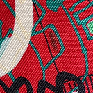 HERMES Modernisme Tropical Silk Scarf