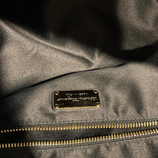 SALVATORE FERRAGAMO Mika Gray Leather Tote Bag