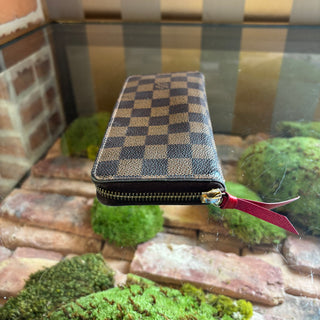 LOUIS VUITTON Damier Ebene Clemence Wallet
