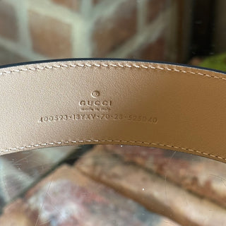 GUCCI Marmont Monochrome Beige Belt 70/20