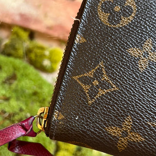 LOUIS VUITTON Clemence LV Monogram Brown Coated Canvas  Wallet