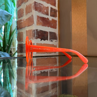 STELLA MCCARTNEY SC40056I 42E Orange Acetate Oversized Sunglasses