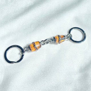 GUCCI Charm Bamboo Keychain Charm