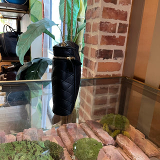 SAINT LAURENT Mini Carré-Quilt Matelassé Binocular Vanity Bag