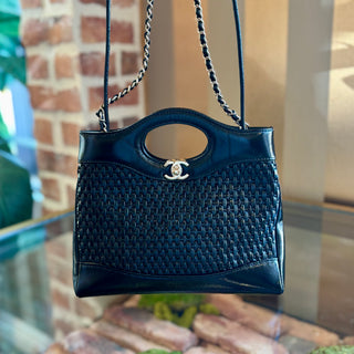 CHANEL Black Small 31 Shopping Bag