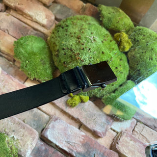 PRADA Black Leather Belt 28/70(4US)